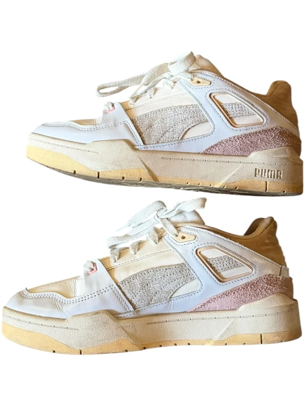 Puma Slipstream Thrifted White Sneakers